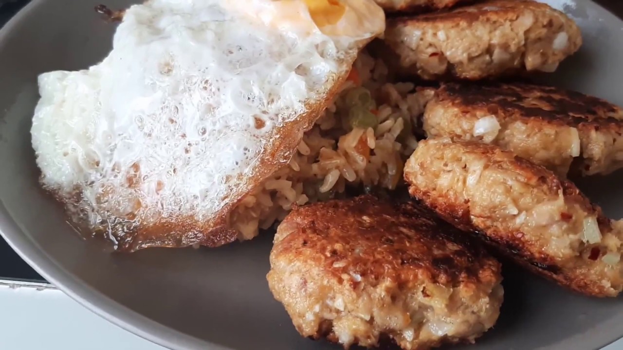 Tuna Oatmeal Patties Cooking With Limited Ingredients During Lockdown
