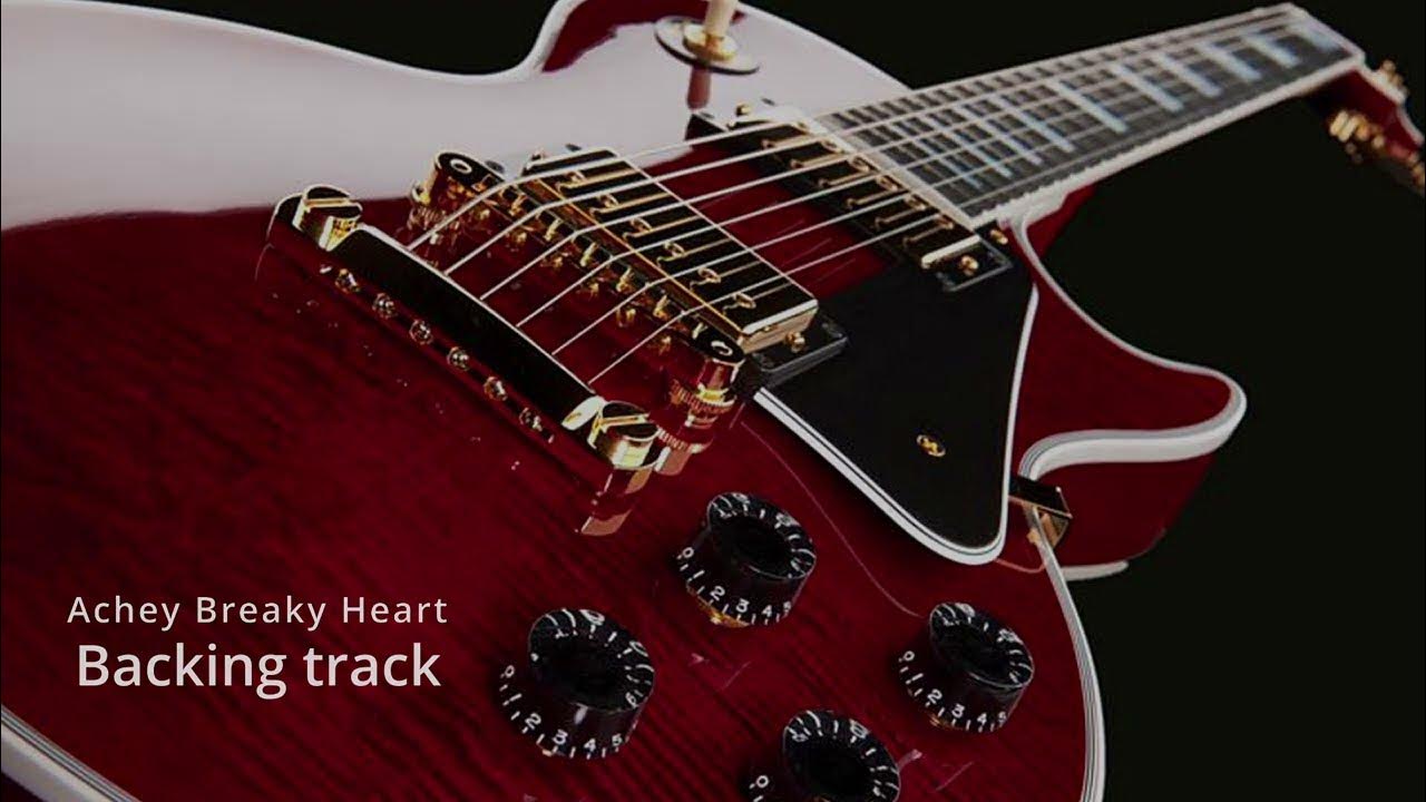 Achey Breaky Heart Guitar Backing track YouTube