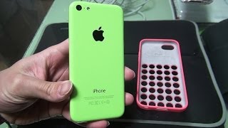 iPhone5c 本体ミドリでカバーはピンク お薦めはUULA