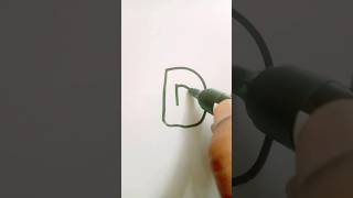 New style font D | Draw font D #shorts #howtodraw #font #viral