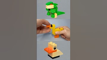 🦆 Lego Duck / Pato Tutorial Ideas #LEGO #duck #bird #water #brick