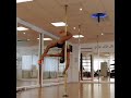 Advanced Pole Dance Trick Inverted Eagle