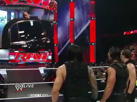WWE raw the Shield and evolution backstage fight