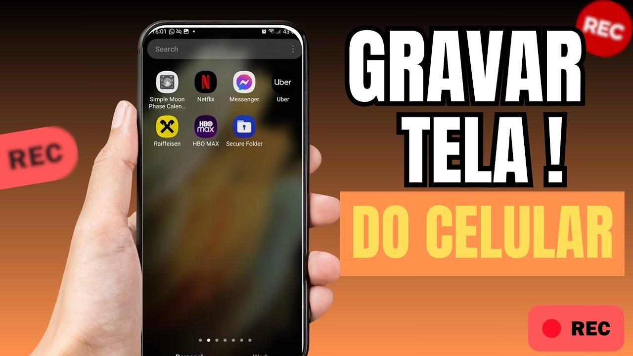 COMO GRAVAR A TELA DO CELULAR - YouTube