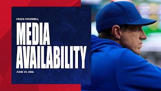 CRAIG COUNSELL: Moisés Ballesteros optioned, Justin Dean recalled | Cubs Locker Room Sound (6/19/26)