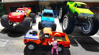 Using TikToks To Steal Every Rare Monster Truck in GTA 5