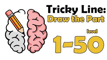 Tricky Line: Draw the Part Game All Levels 1-50 Gameplay Walkthrough | (IOS - Android)