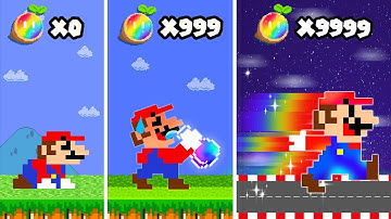 Mario Wonder but Mario Wonder but Every Seed make Mario FASTER | 2TB STORY GAME