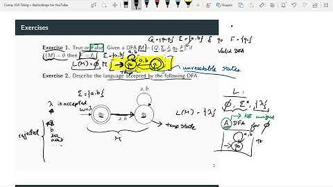 Tutorial 3 - Minimal DFA