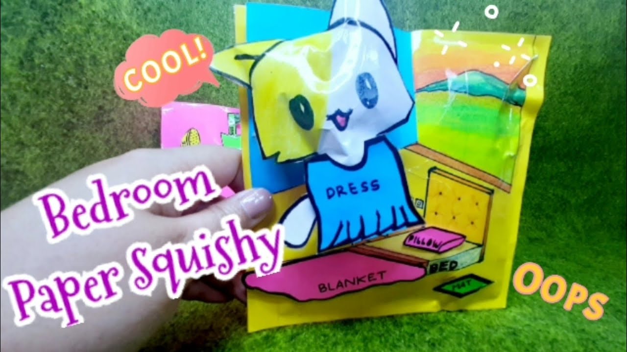 Bedroom Paper Squishy Belajar bahasa English Sylvanian Families