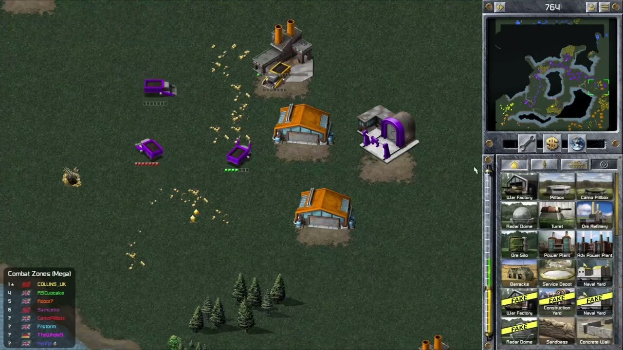 [006-2v2v2v2] Combat Zones (Mega) - HenfBot?🐝