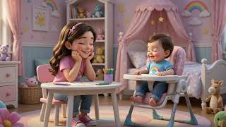 Iris & Camellia Learn Body Parts in English! 👀👂 | Fun Learning Adventure for Kids