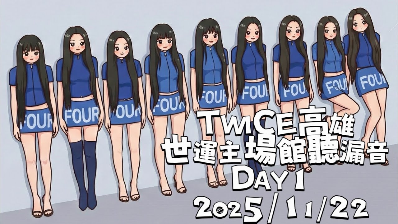 20251122Twice KaohsiungDay1視線100%遮蔽區