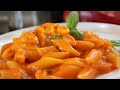 PENNETTE CREMA DI PEPERONI  e PATATE  pasta ai peperoni  EFFETTO PATATA pasta ai peperoni