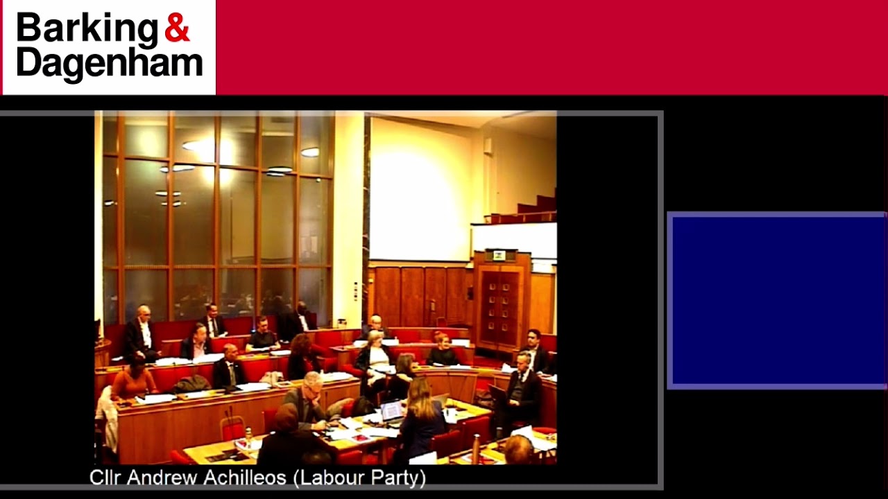 Cllr Andrew Achilleos | Climate Change Report | LBBD Assembly 24.11. ...