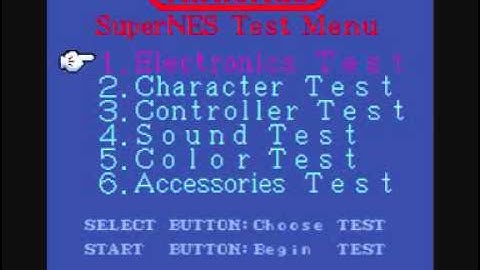 SNES Test Program Music - This is Your Right Channel