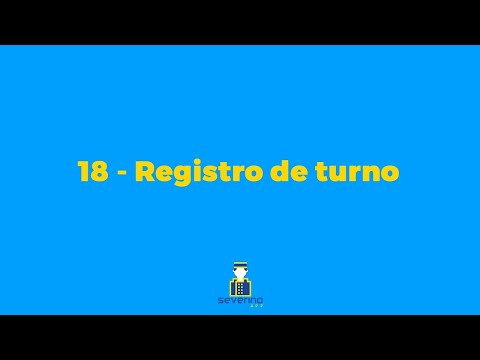 Severino Portaria - 18 Registro de turno