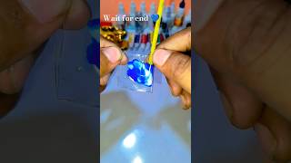 wait for end 💙💫 #asmr #diy #glitter #satisfying #tutorial