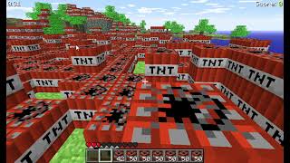 Minecraft Indev TNT explosion