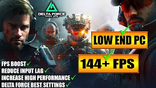 LAG FIX : Delta Force Hawk Ops on Low end pc | Delta Force Hawk Ops FPS Boost Guide 2025