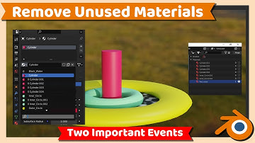 Blender Tutorial : How to remove Unused or Duplicate Materials in Blender 3