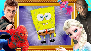 SPONGEBOB SQUAREPANTS Theme Song (Sung by 68 Movies)