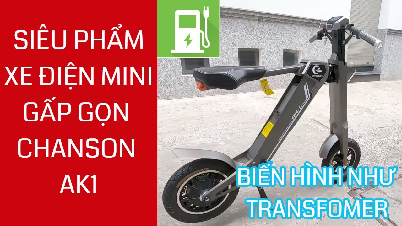 [Review] Siêu Xe Điện Mini Gấp Gọn Dành Riêng Cho Đô... - youtube