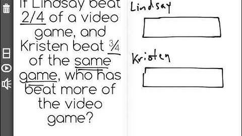 [3.NF.3d-1.2] Compare Similar Fractions - Common Core Standard - Word Problem