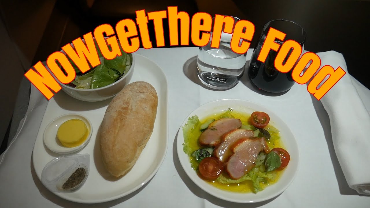 Best Airline Food I Have Ever Eaten Qantas Food Review YouTube