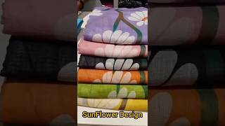 🌻Summer Special Linen Cotton-Sunflower Design 🌟Buy it BudgetPrice 🌟For shopping- 6369626469