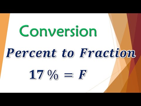 Convert 17 %