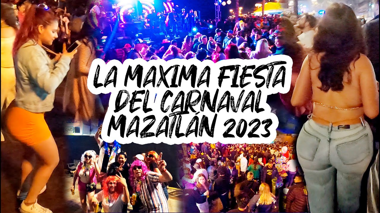 CARNAVAL DE MAZATLAN 2023 /Asi es la MAXIMA FIESTA por el MALECON de MAZATLAN / Olas Altas