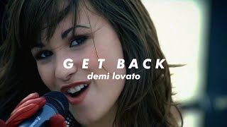 demi lovato - get back (tradução/legendado)