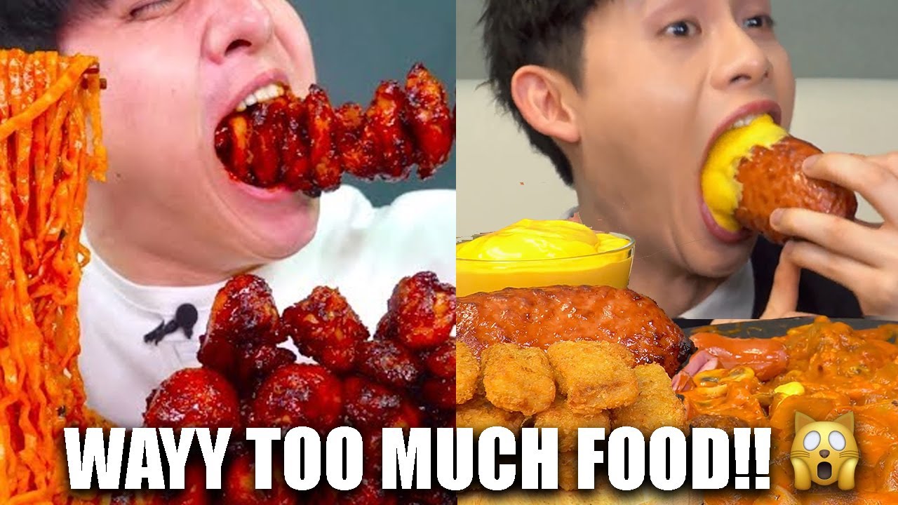 Mukbangers едят столько, что хватит, чтобы прокормить целое поколение 😳