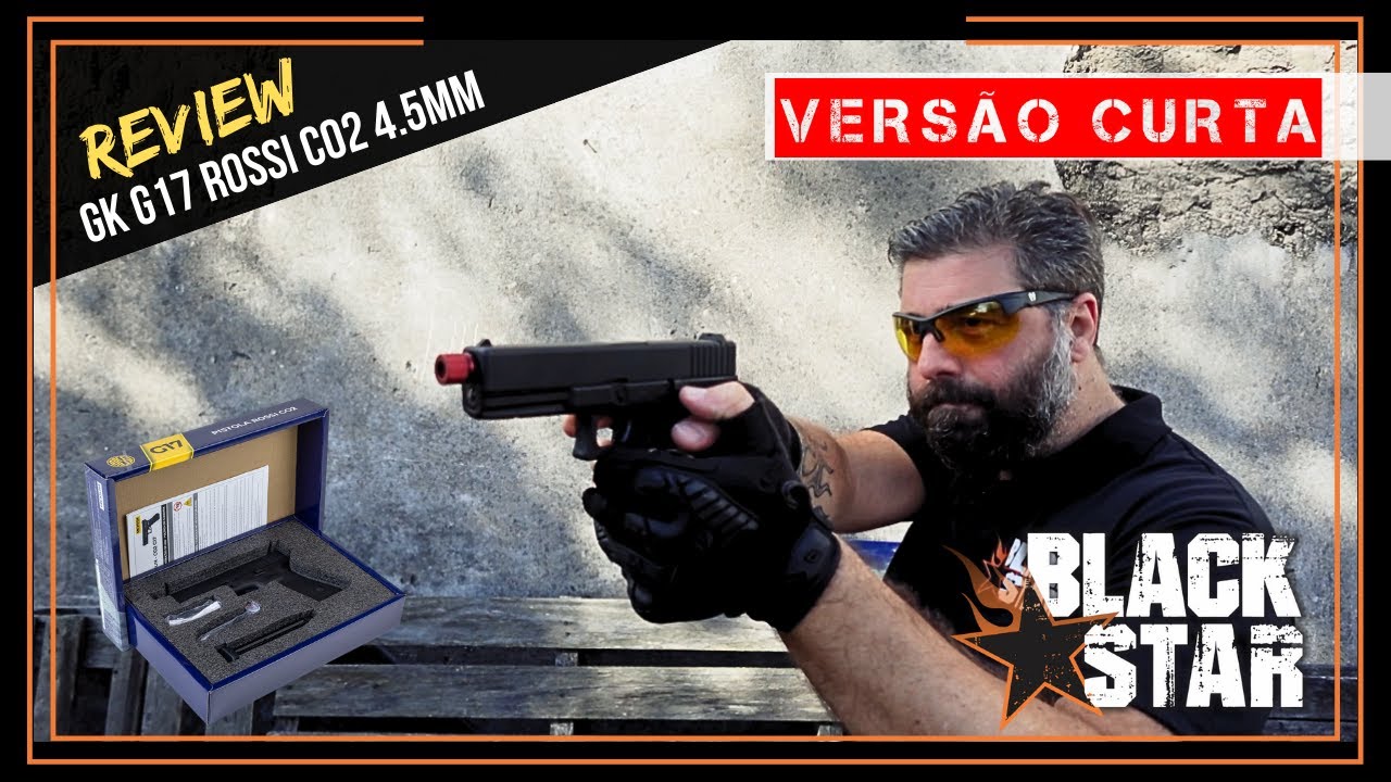 Versão curta - REVIEW DA PT DE PRESSÃO GK G17 GBB ROSSI CO2 4.5MM