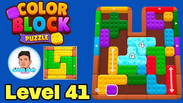 Color block puzzle 3d jam level 41 solution walkthrough 