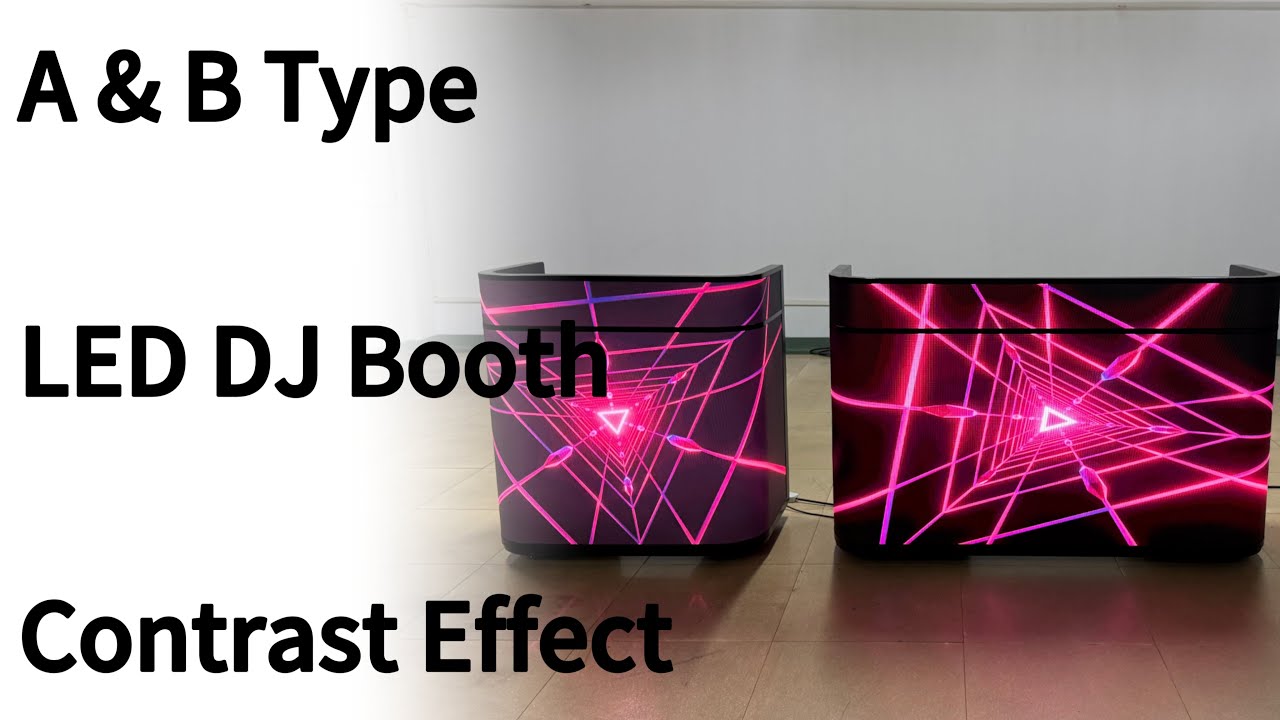 Model A or B? Pick Your Perfect LED DJ Booth