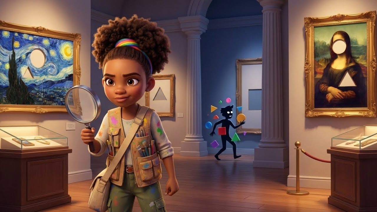 Who Stole the Shapes? Geometry Mystery for Kids