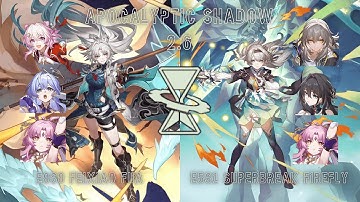 NEW Apocalyptic Shadow E0S0 Feixiao FuA & E5S1 Firefly - Honkai Star Rail 2.6