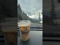Getting a coffee from local shops when you travel, especially on a road trip, just hits different 