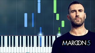 Maroon 5 - "She Will Be Loved" Piano Tutorial - Chords - How To Play - Cover chords