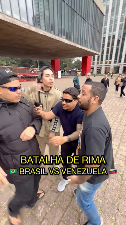 BATALHA DE RIMA  - BRASIL VS VENEZUELA !!! #fy #therocha.