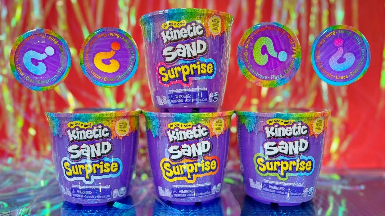 KINETIC SAND SURPRISE UNBOXING