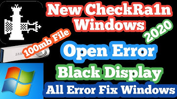 New Checkra1n For iOS 12.3 To iOS 13.3.1 / Black display/Open Error/Hang Pc/Fix All Error