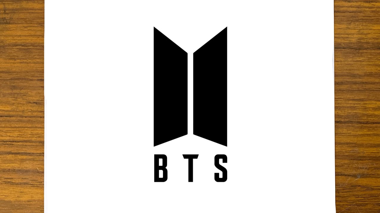 BTS Logo In Black Background HD BTS Logo Wallpapers | HD Wallpapers | ID  #69360