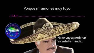 no te voy a perdonar letra vicente fernández