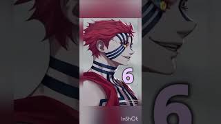 اقوى 15 شخصية في انمي قاتل الشياطين...تصميمي...💙❤️