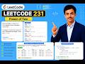 LeetCode 231: Power of Two | Bit Manipulation Trick Explained