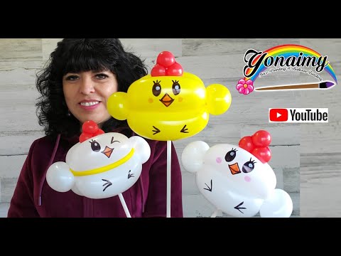CHIBI CHICKS 🐤 WITH BALLOONS 260 🐔 CHICKEN BALLOON TUTORIAL