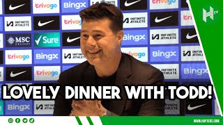 I had a VERY NICE dinner with Todd Boehly!  Pochettino upbeat after Chelsea 2-1 Bournemouth